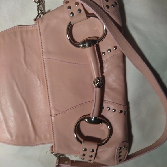 🔥SUPER BUY!New Pink Leather Bag By Gail Labelle Made In Italy.Never used 😀 - Picture 4 of 6
